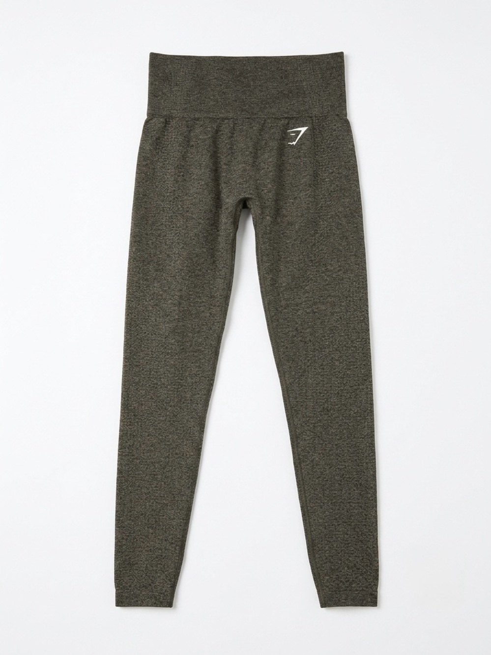 Gymshark Vital Seamless High Waisted Leggings Olive Green Marl Size Small